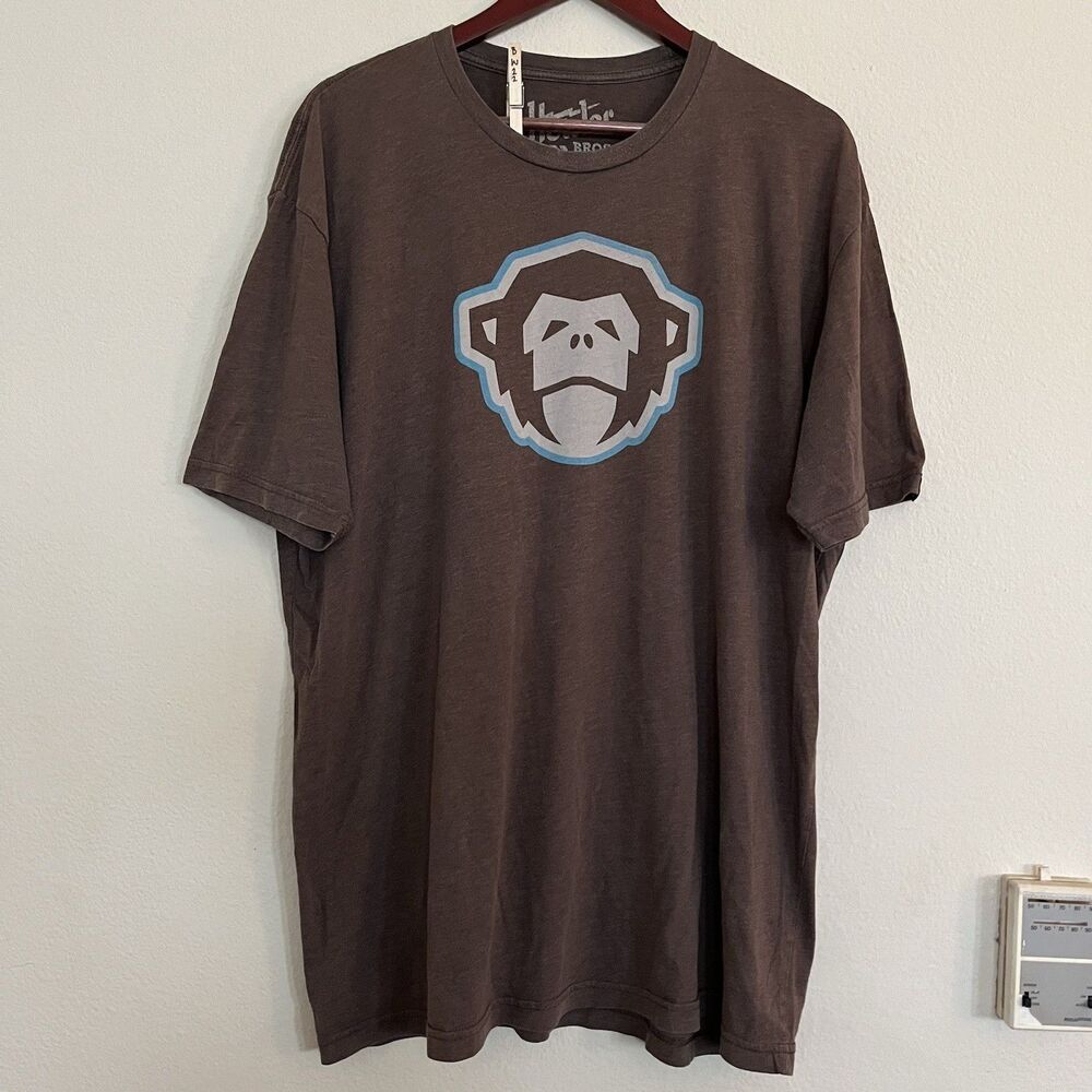 Howler Bros Monkey Logo Mens Short Sleeve Comfort T Shirt SZ 2XL